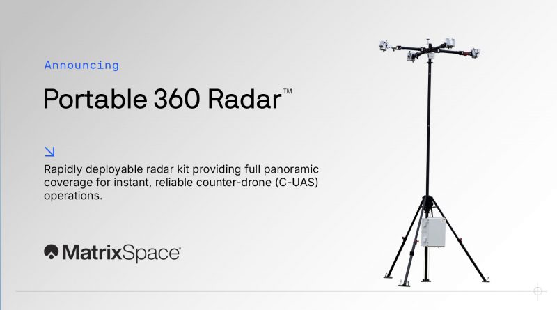 MatrixSpace Portable 360 Radar - Dec 2025