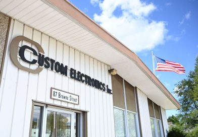 CUSTOM ELECTRONICS, INC. (CEI) DELIVERS AS9100-CERTIFIED QUALITY FOR AEROSPACE AND MILITARY BATTERY SOLUTIONS CEI - AS9100 Certification_Custom Electronics Building